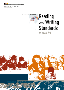 Reading and Writing Standards - NZ Curriculum Online