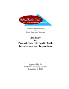 Precast Concrete Septic Tank Installations - Barry