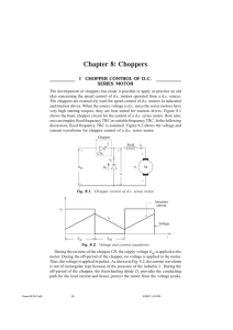 Chapter 8: Choppers