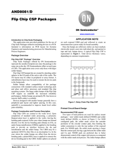 AND8081 - Flip Chip CSP Packages