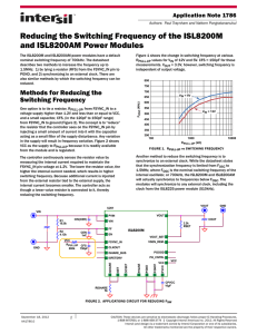 AN1786: Reducing the Switching Frequency of the