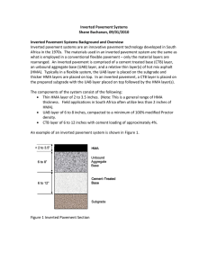 An Overview of Inverted Pavement Systems