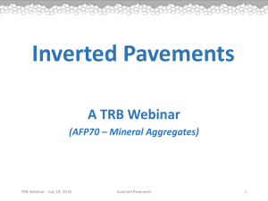 Inverted Pavements - Transportation Research Board