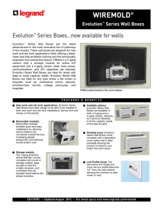 EFS Series Evolution Wall Box