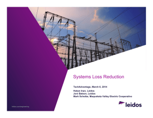 Systems Loss Reduction