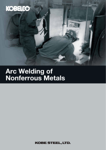 Arc Welding of Nonferrous Metals