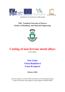 Casting of non-ferrous metal alloys