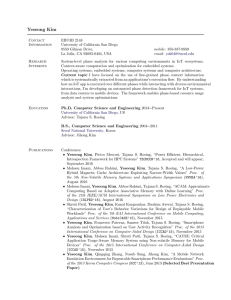 Yeseong Kim - System Energy Efficiency Lab