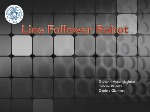 Line Follower Robot - Daniele Giannetti`s Home Page