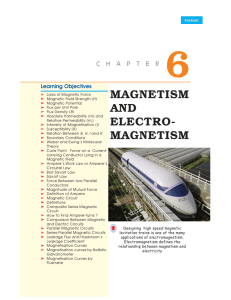 MAGNETISM AND ELECTRO
