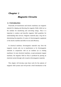 Chapter 1 Magnetic Circuits