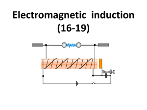 Electromagnetic induction (16-19)