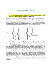 Analog Integrated Circuits