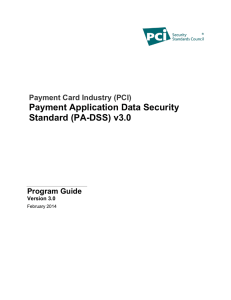 Payment Application Data Security Standard (PA