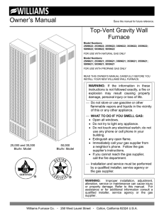 Monterey Installation Instruction Manual