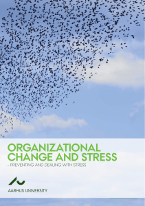 organizational change and stress