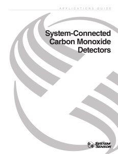 System-Connected Carbon Monoxide Detectors