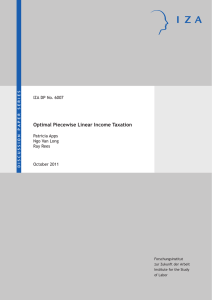 Optimal Piecewise Linear Income Taxation