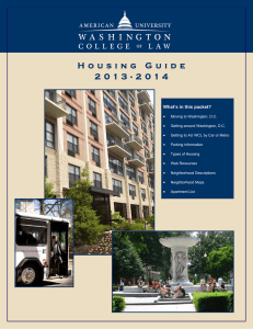 Housing Guide 2013-2014 - American University Washington