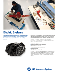 Electric Systems - UTC Aerospace Systems