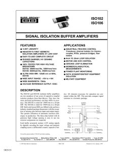 Low Cost,High Voltage,Wide Bw Standard