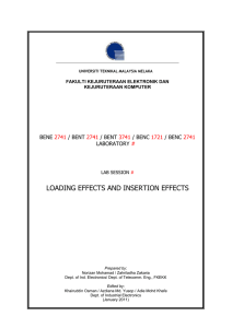 loading effects and insertion effects