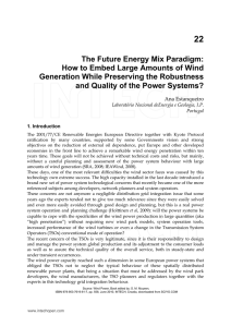 The Future Energy Mix Paradigm: How to Embed Large Amounts of