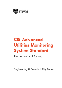 Advanced Utilities Monitoring System