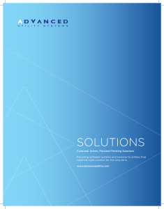 SOLUTIONS - Advanced Utility Systems