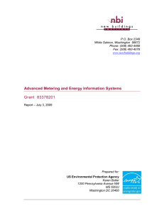 Appendix A Advanced Metering, EIS, and Service Vendors