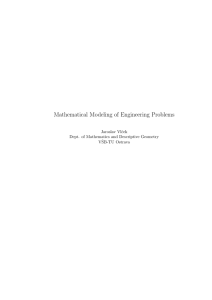 Mathematical Modeling of Engineering Problems - HomeN