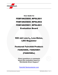 FEBFAN258xx_MPSLDO Evaluation Boards