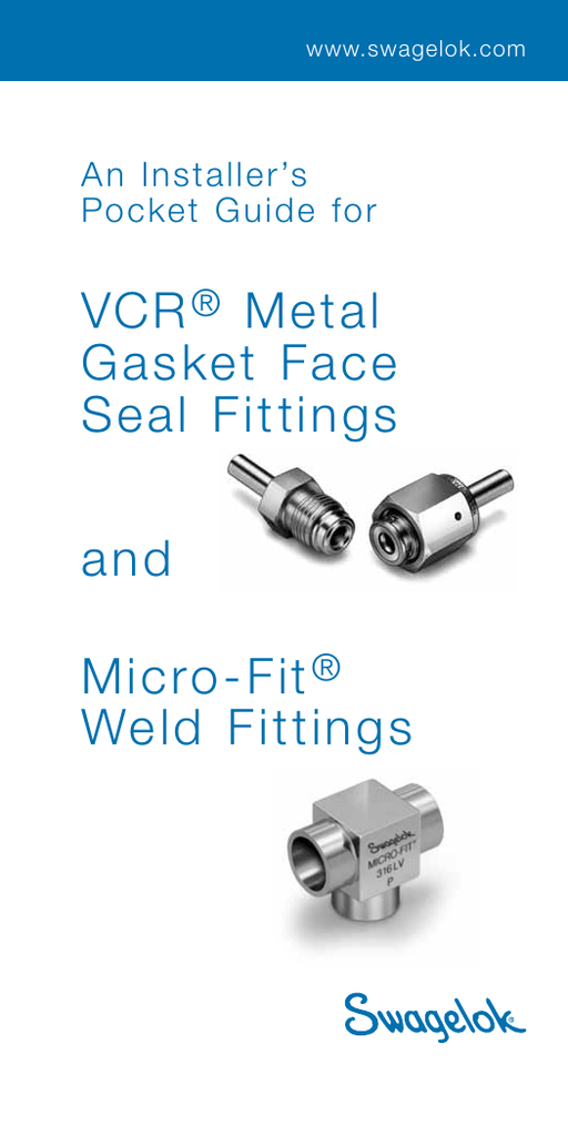 SS-8-VCR-A1-810 Swagelok Tube Fitting Connector 