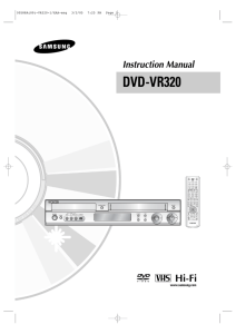 Instruction Manual DVD
