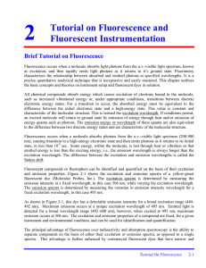 2 Tutorial on Fluorescence and Fluorescent Instrumentation