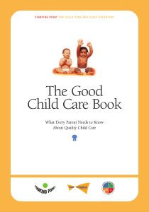 The Good Child Care Book - Starting