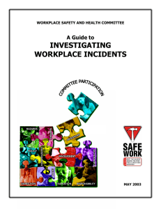 A Guide to Investigating Workplace Incidents