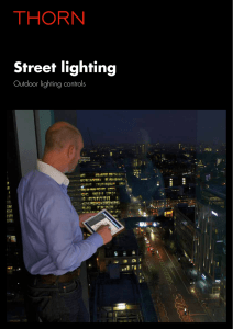 Street Lighting: Outdoor Lighting Controls