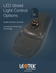 LED Street Light Control Options