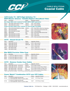 Coaxial Cable Solutions:Layout 1
