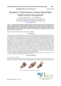 Dynamic Vision Sensor Camera Based Bare Hand