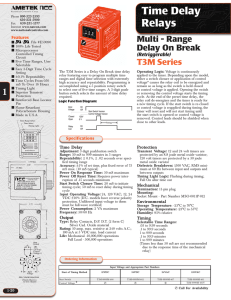 Time Delay Relays