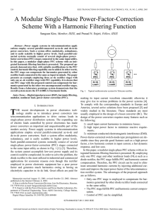 A modular single-phase power-factor