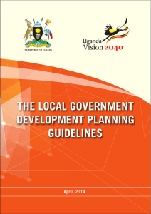 the local government development planning guidelines