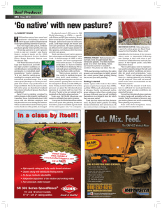 `Go native` with new pasture? - Farm Progress Issue Search Engine