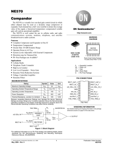 NE570 Compandor - ON Semiconductor