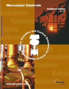 Valves Actuators Controls Valves Actuators Valves Actuators