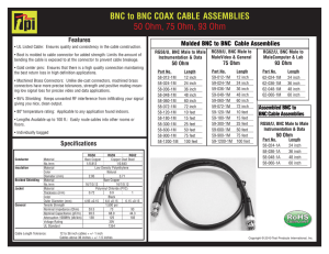 BNC Cable Data Sheet 0510.qxd - Digi-Key