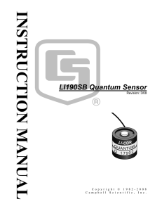 LI190SB Quantum Sensor