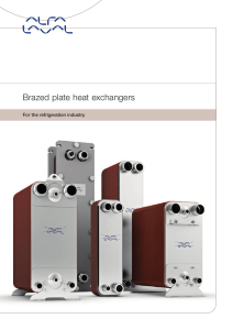 Brazed plate heat exchangers